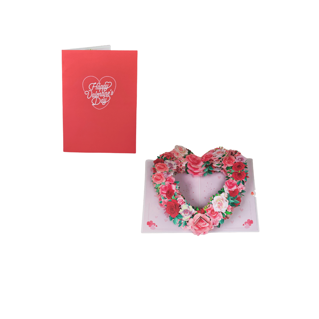 Cupid's Grand Surprise: Ultimate Valentine's Day Balloon & Greeting Card Bundle